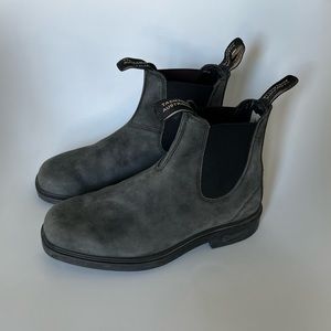 #1308 Blundstone Dress Boots in Rustic Black